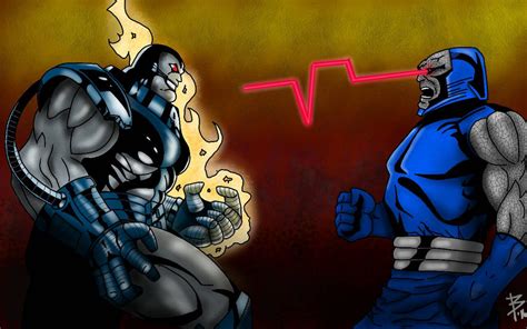Apocalypse vs darkseid - Darkseid is about as strong as thor and higher hulks, but he is way faster, and has the omegabeams that can do some strange things. I think apoc will have trouble hurting darkseid, while darkseid will be much faster and will hit him hard. ds 9/10 here. Darkseid easily. At most, Apocalypse is a Earth level threat. 